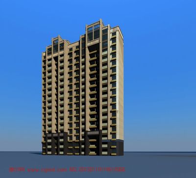 中式聯排小區住宅3D建筑模型免費下載指南 - 摩爾網資源推薦